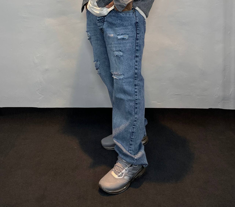 شلوار نیم بگ مردانه زارا زاپ دار