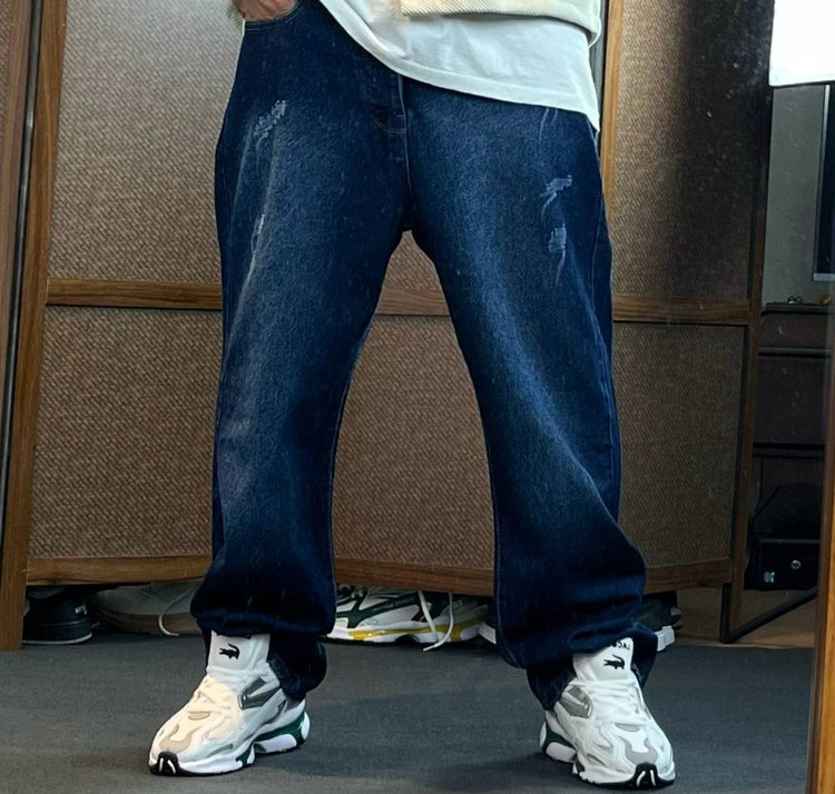 شلوار زاپ دار مردانه با قواره سنگین